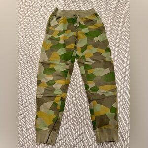 Hanna Andersson Green Camouflage Joggers